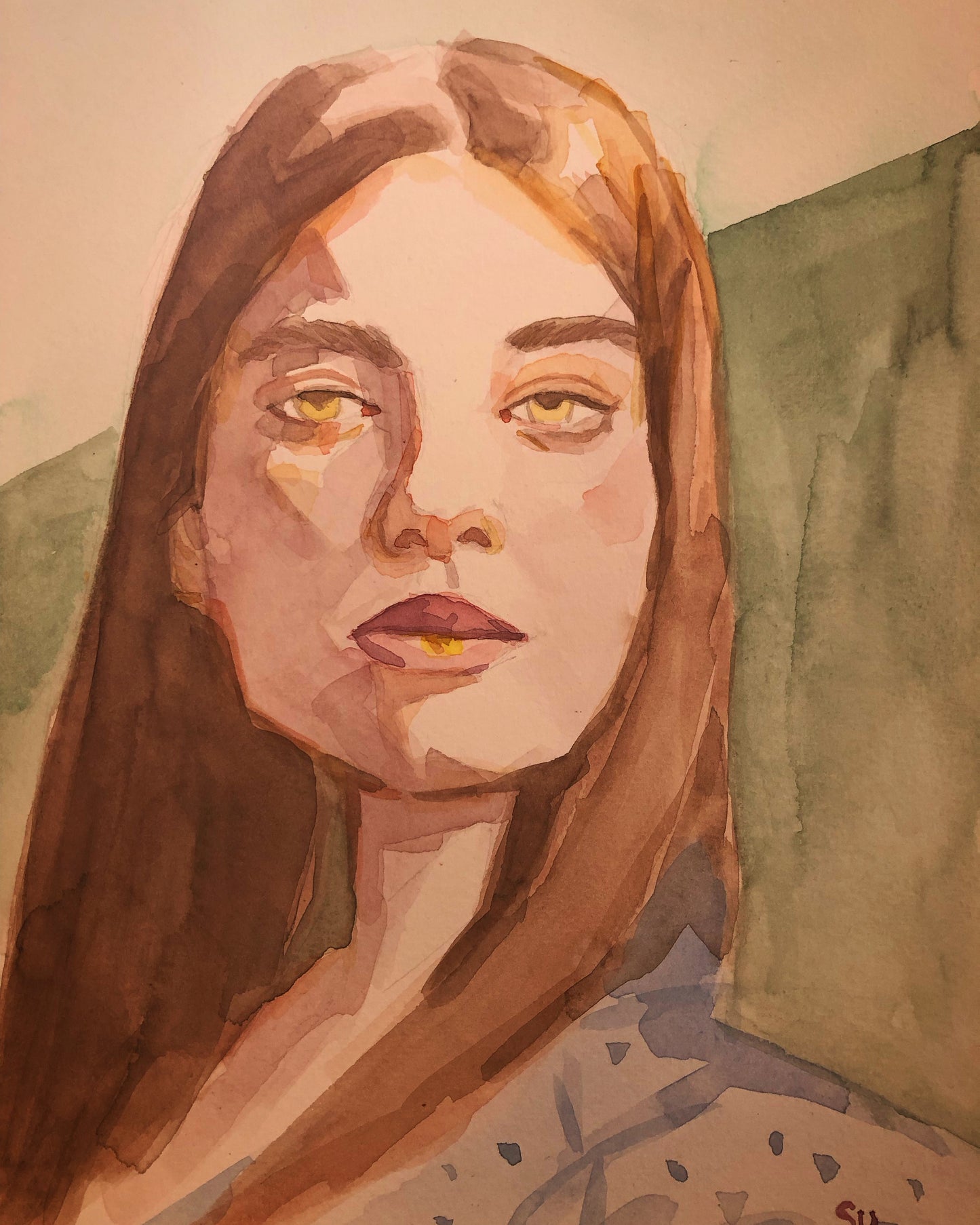 Watercolour Portrait Natasha