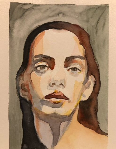 Watercolour Portrait Amalia